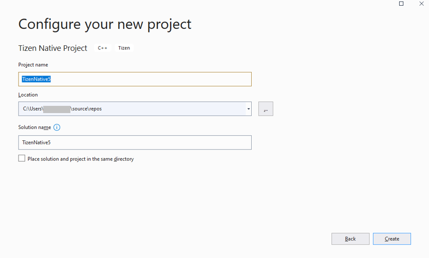 Configure project