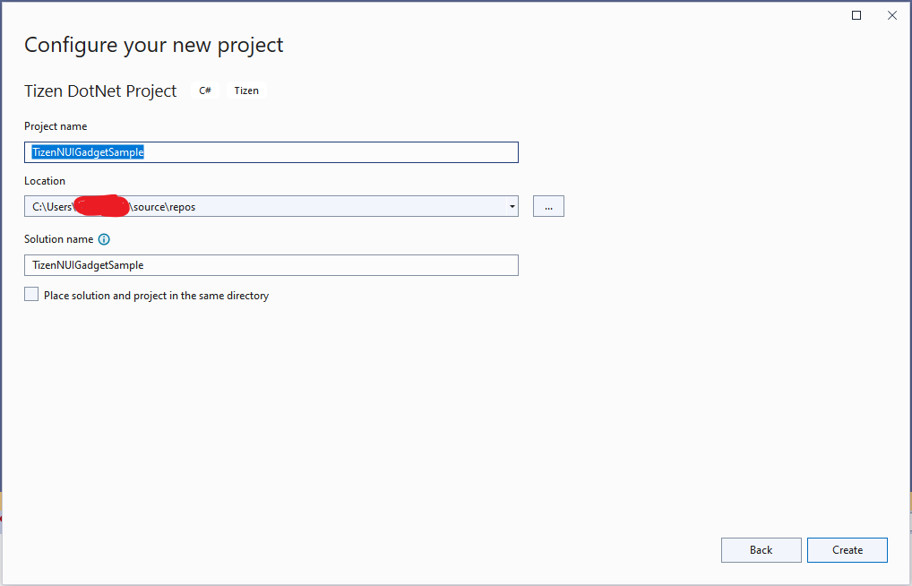 Configure project