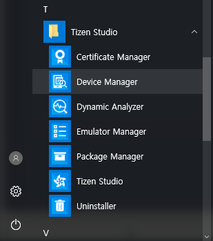 Launch from Start menu