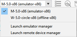 Selecting the device to use