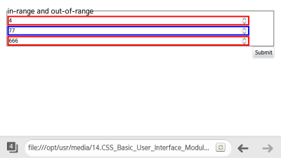 Element ranges (in mobile applications only)