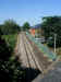 Axminster station looking east from the road bridge in 2008  