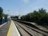 Axminster station looking east from the Exeter end in 2011