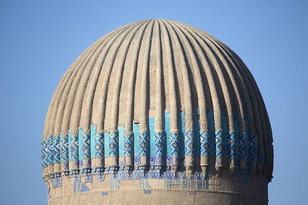 Ribbed dome of the mausoleum of Gowhar Shad | Gowhar Shad Mausoleum | Afghanistan