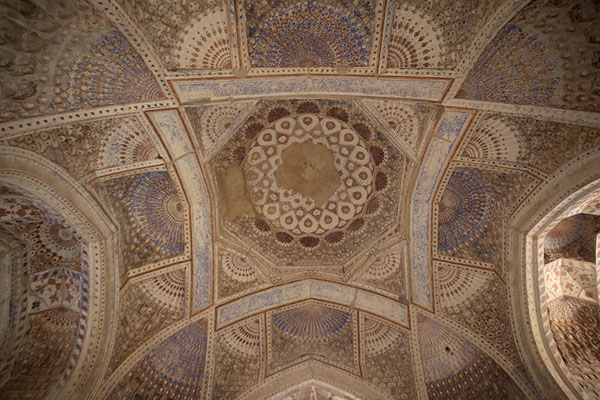 The ceiling of the mausoleum of Gowhar Shad | Gowhar Shad Mausoleum | Afghanistan