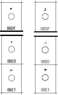 Glyphs for Arabic Marks