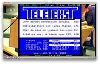 VLC media player - Mac OS X 10.5.4 - Teletext presentation on EyeTV captured Digital Terrestial television signal