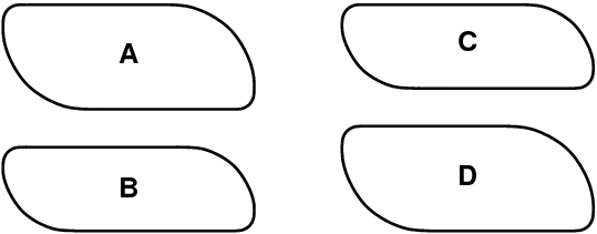 [image: rectangle with two tiny rounded corners and two very
     large ones, on opposite corners]