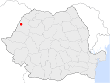 Location of Oradea