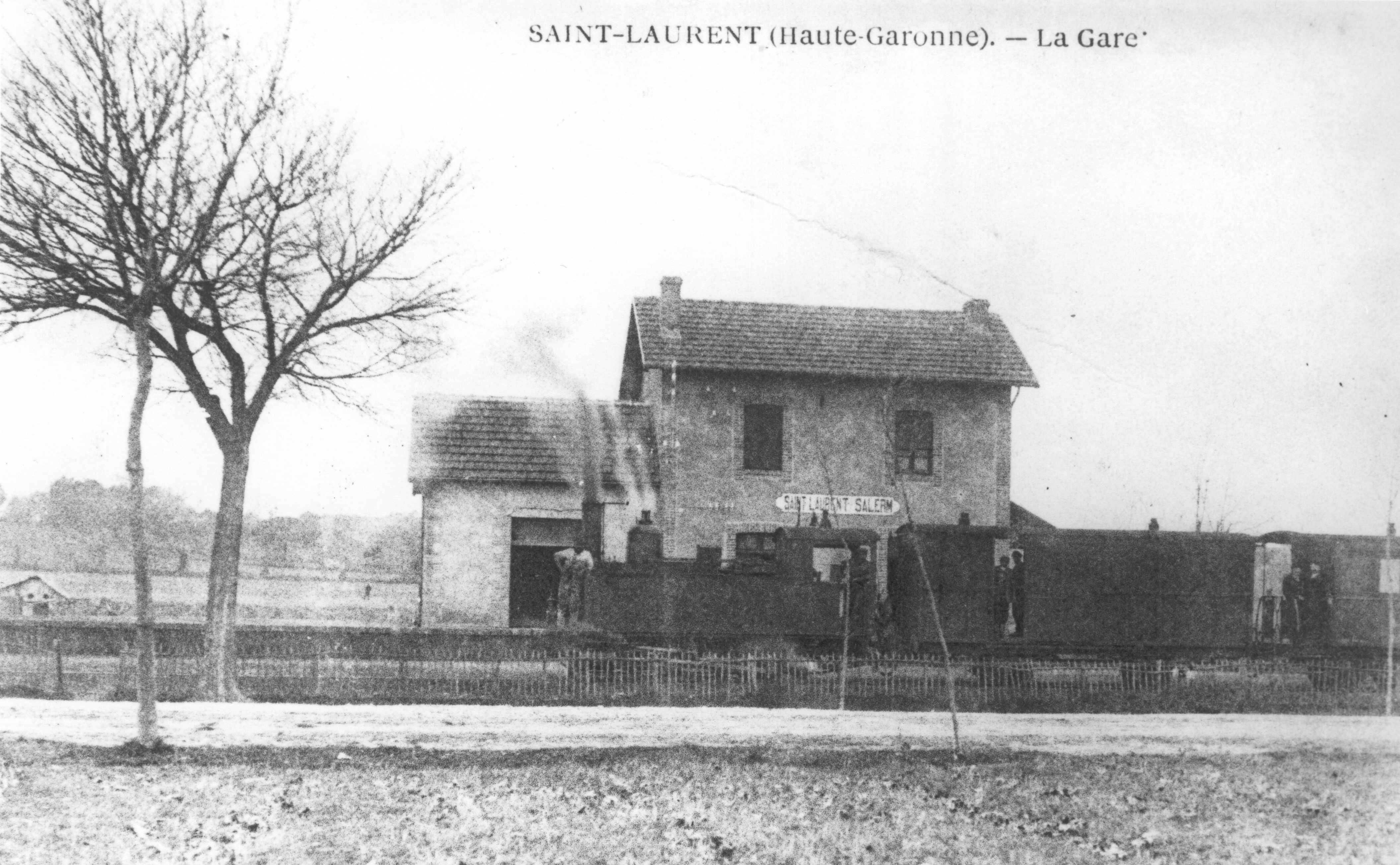 Ancienne gare de Saint-Laurent.