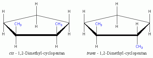 isomerer av 1,2-dimethylcyclopentan