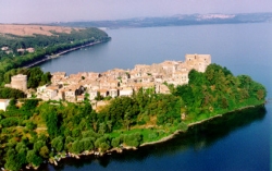 Skyline of Anguillara Sabazia