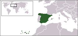 Carte Espagne