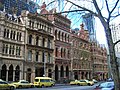 Image 43Victorian era buildings in Collins Street, Melbourne (from Culture of Australia)