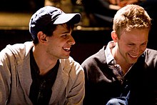 Benj Pasek (left) and Justin Paul (right), 2009