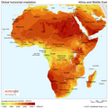 Image 28Africa and Middle East (from Solar power)