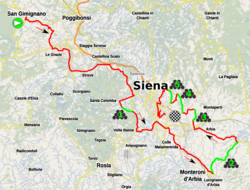 Route of the inaugural event