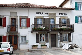 The town hall of Hélette