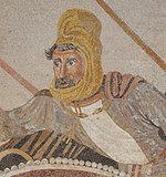 Дарий III. Фрагмент мозаики «Битва при Иссе»