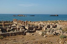 Submerged harbors at Apollonia (Libya)