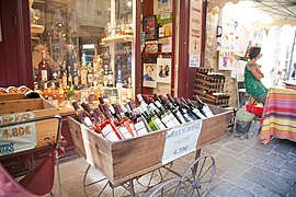 A wine shop in Boucoiran-et-Nozières