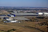 View of Airbus facilities in Blagnac.