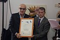 Gildo De Stefano riceve il Premio Giornalistico Internazionale Campania Felix