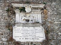 Venetian blazon with the Lion of Saint Mark, as frequently found on the New Fortress walls