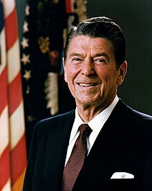 Reagan's presidential portrait, 1981