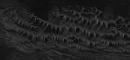 Close-up of complex, dark dunes in the previous image of the floor of Noctis Labyrinthus, as seen by HiRISE under the HiWish program.