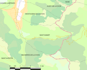 Poziția localității Saint-Mamet