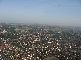 An aerial view of Balma