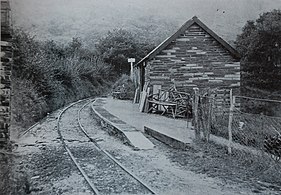 The station in 1894