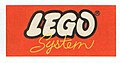 Logo de LEGO System de 1959 à 1964.