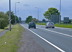 Gunness Straight west of Scunthorpe towards the Trent