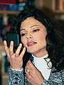 Image 76Nude and darker shades of lipstick seemed popular throughout the decade. (Fran Drescher, 1996) (from 1990s in fashion)