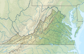 Map showing the location of Ramsey's Draft Wilderness