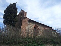 The south side of the Chapel of Saint-Amans of Estantens