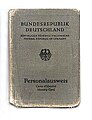 Bundesdeutscher Personalausweis, Ausgabezeitraum: Ende 1960er-Jahre bis 31. März 1987