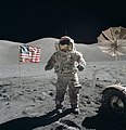 Image 71Apollo 17 Astronaut Gene Cernan becomes the last man on the Moon, December 13, 1972 (from 1970s)