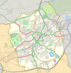 Brownhill is located in Blackburn