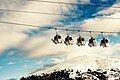 Ski lift at Alpe d'Huez