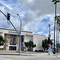 Millard Sheets Studio mosaic mural, Ventura and Laurel Canyon boulevards, 2024