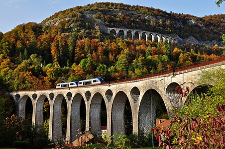 Les viaducs de Morez.