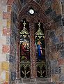 Stained Glass windows representing The Annunciation to Mary