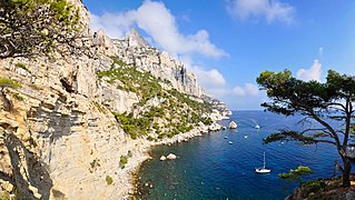 Calanque des Pierres-Tombées Cassis.