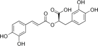 Struttura dell'acido rosmarinico