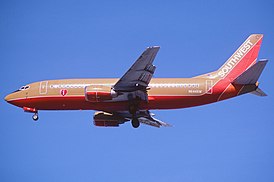 Boeing 737-300 авиакомпании Southwest Airlines, идентичный пострадавшему