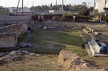 The orchestra of the theater at the deme site of Euonymon