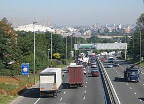 Rush hour on the A102 - geograph.org.uk - 205323.jpg